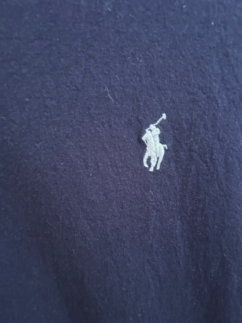 Polo Ralph Lauren Navy Blue Pullover Tee Shirt Dress with Red Trim - Picture 4 of 7